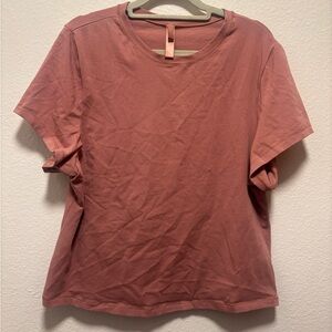 SKIMS Dusty Rose Short Sleeve Tee